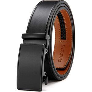 Mens Belt Leather Ratchet Belt - Customizable Fit, Effortless Style 35mm